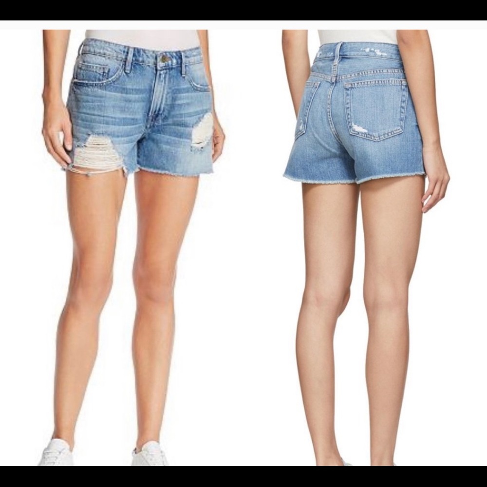 NEW Frame Le Grand Garcon Albion Denim Shorts